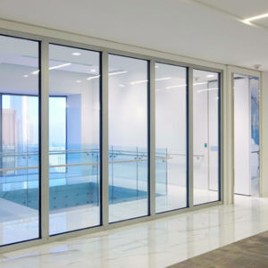 Витражное алюминиевое противопожарное окно / серия FRM959